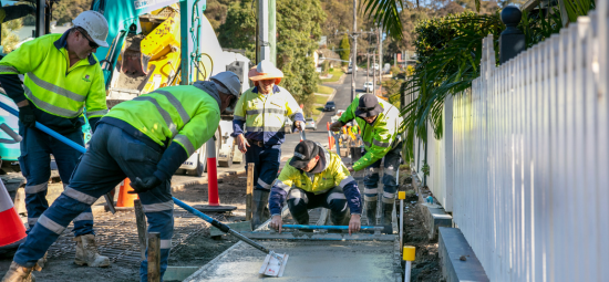 Woodford Street, Minmi - Road infrastructure improvements 