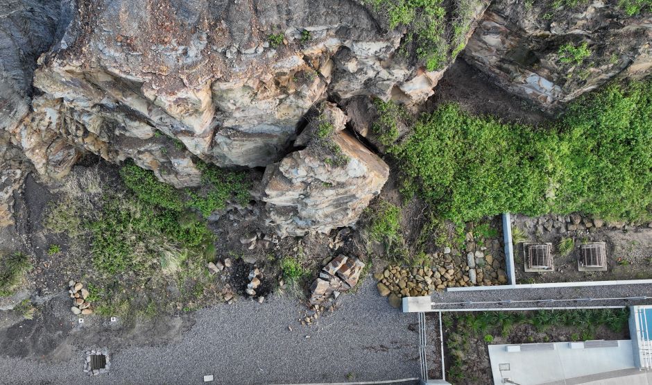South Newcastle Cliff Line, image supplied by University of Newcastle