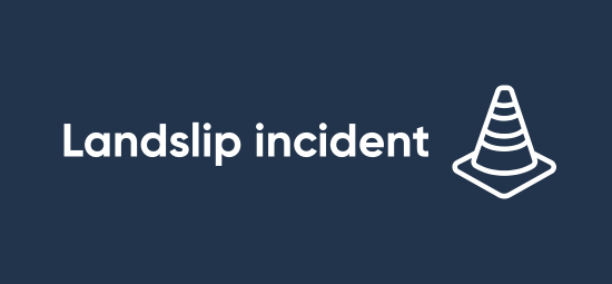 Landslip incident