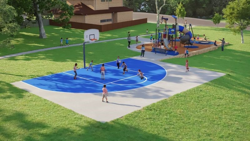 Artist's impression Beauford Avenue Reserve