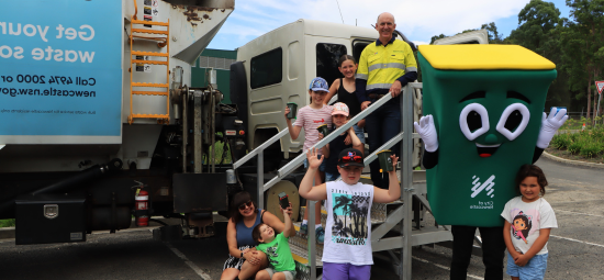 Young waste warriors go behind-the-scenes at Summerhill