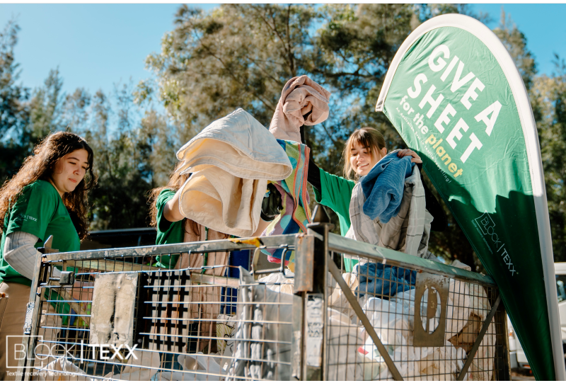 Novocastrian residents are being encouraged to recycle their old linen. Image courtesy of BlockTexx