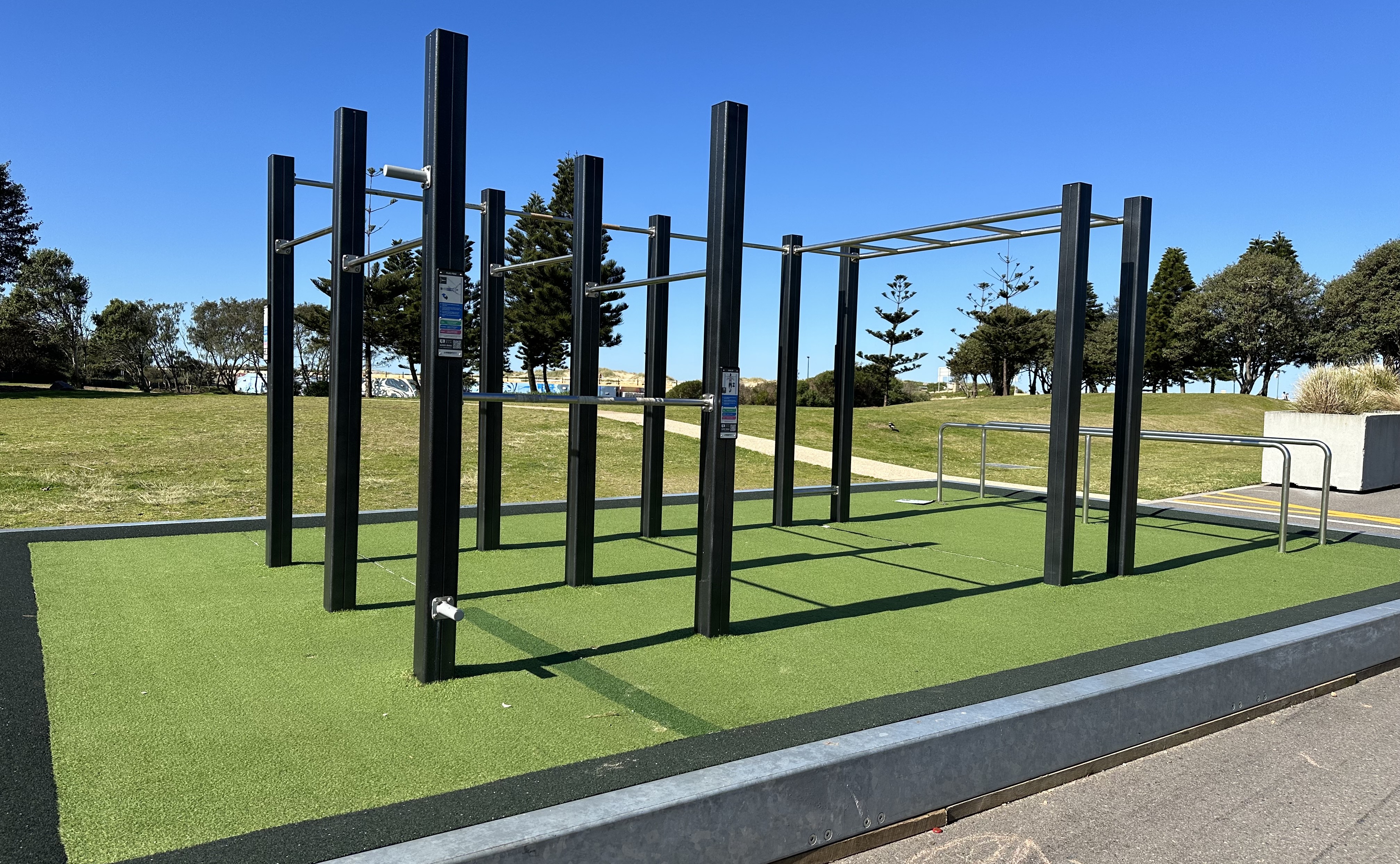 Camp Shortland fitness stations